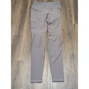 Fjallraven Abisko Trekking Tights Womens Size S Gray Hiking Pants Leggings
